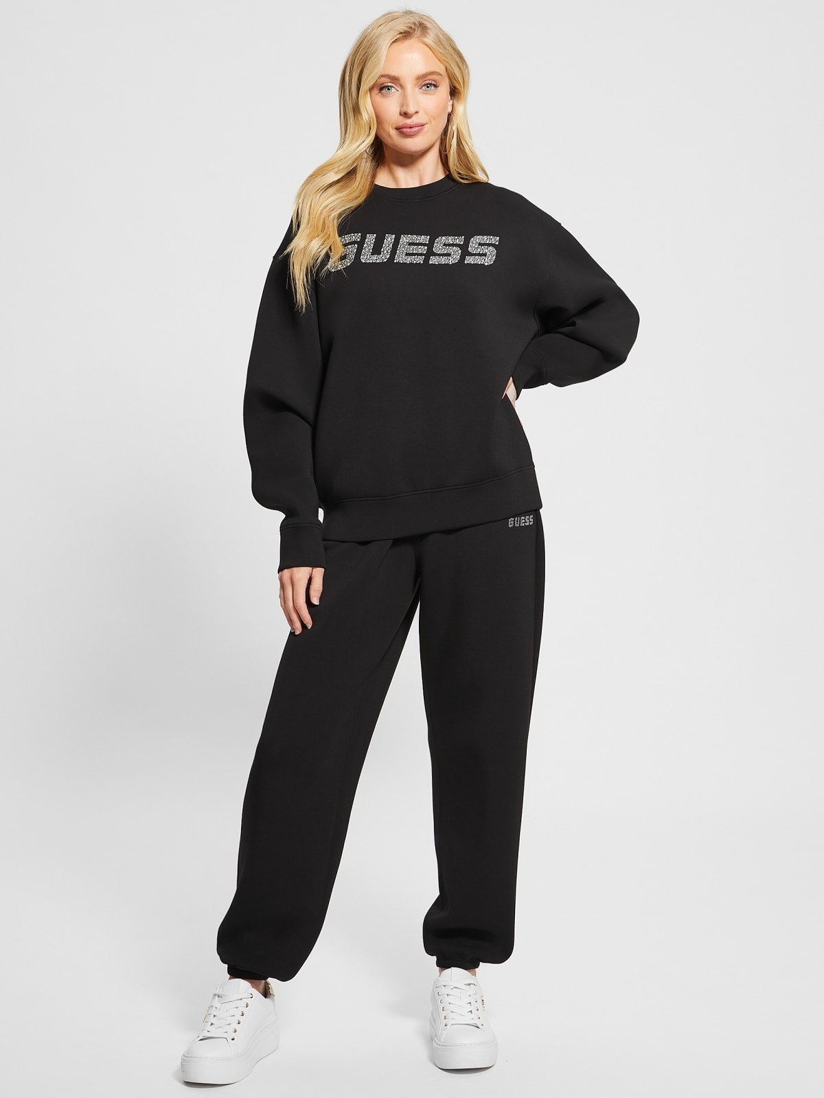  GUESS ATHLEISURE | Sweatshirts | V4BQ15 K7UW2JBLK